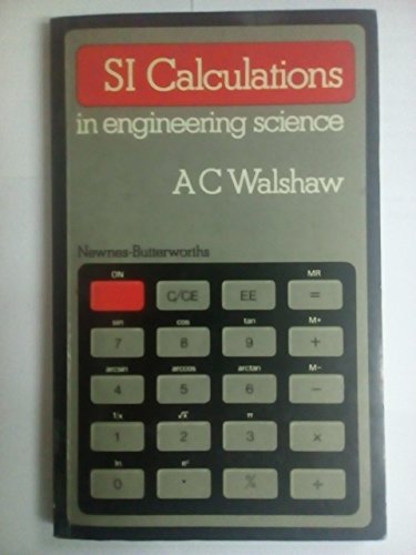 Beispielbild fr SI calculations in engineering science zum Verkauf von Wonder Book
