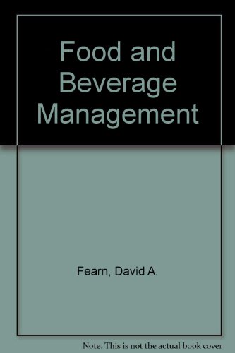 9780408007603: Food and Beverage Management