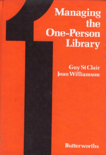 Stock image for Managing the One-Person Library for sale by Better World Books