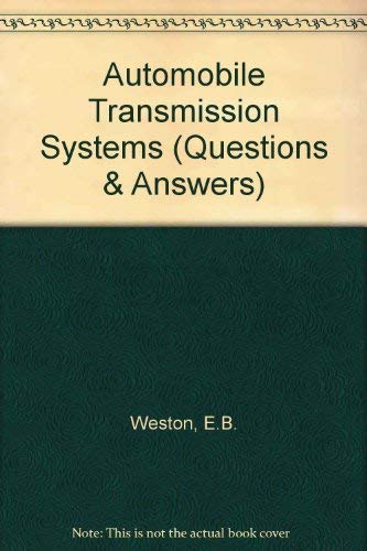 Stock image for Automobile Transmission Systems (Questions & Answers) for sale by medimops