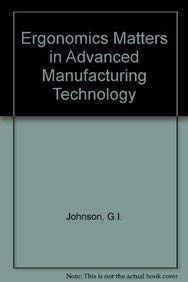 9780408024228: Ergonomics Matters in Advanced Manufacturing Technology