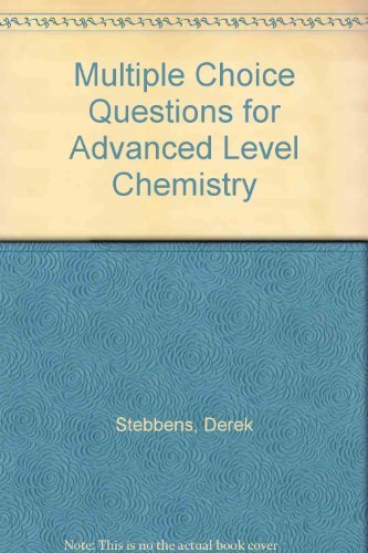 Stock image for Multiple Choice Questions for Advanced Level Chemistry for sale by Stephen White Books