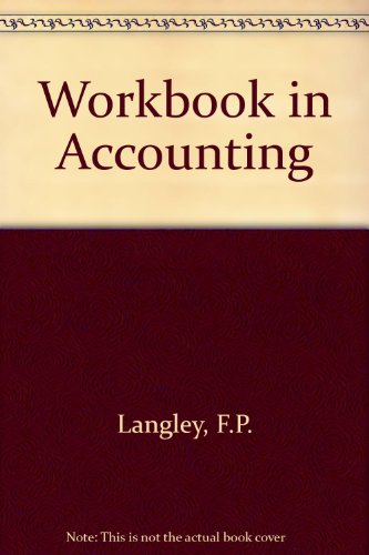 Workbook in Accounting Third Edition