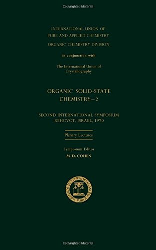 Stock image for Organic Solid State Chemistry 2. Plenary lectures presented at the 2nd International Symposium on Organic Solid-State Chemistry, held in Rehovot, Israel 14-18 September 1970 for sale by Zubal-Books, Since 1961