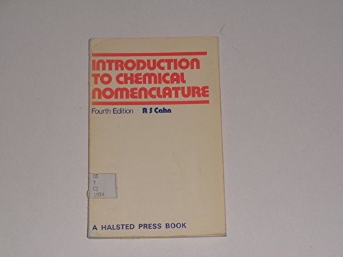 9780408705240: Introduction to Chemical Nomenclature