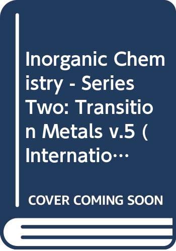 Immagine dell'editore per Inorganic Chemistry - Series Two, Vol. 5: Transition Metals Part 1 (Volume 5) venduto da Anybook.com