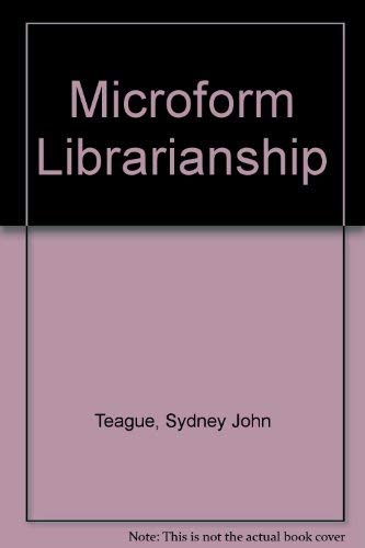 Beispielbild fr Microform Librarianship zum Verkauf von Redux Books