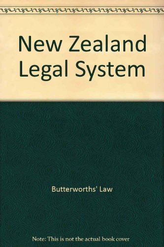 Imagen de archivo de The New Zealand legal system : structures, processes and legal th eory a la venta por Book Express (NZ)