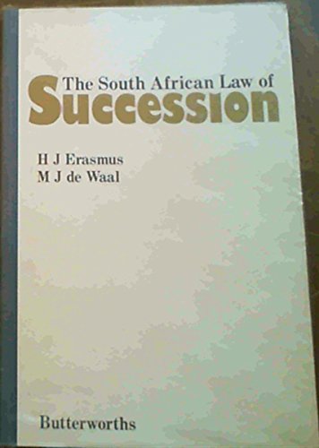 Beispielbild fr The South African Law of Succession zum Verkauf von Chapter 1