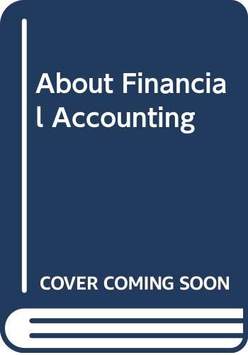 Beispielbild fr About Financial Accounting zum Verkauf von AwesomeBooks