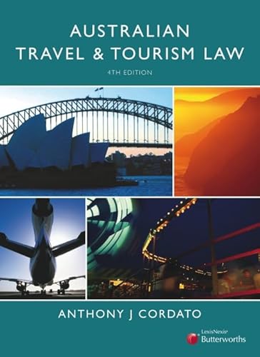 Imagen de archivo de Australian Travel and Tourism Law a la venta por Dial-A-Book
