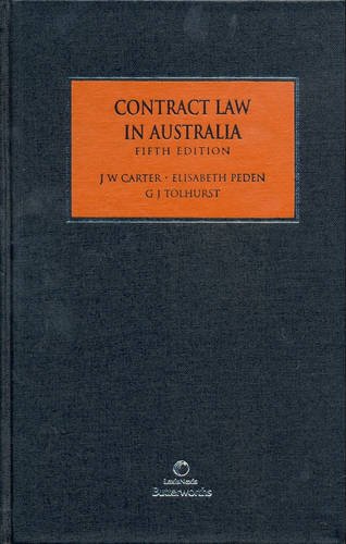 9780409323597: Contract Law in Australia