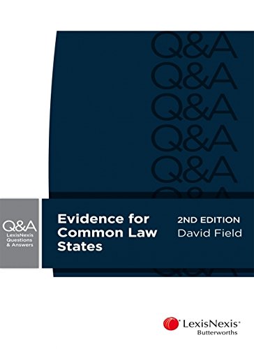 9780409338195: LexisNexis Questions & Answers: Evidence for Common Law States