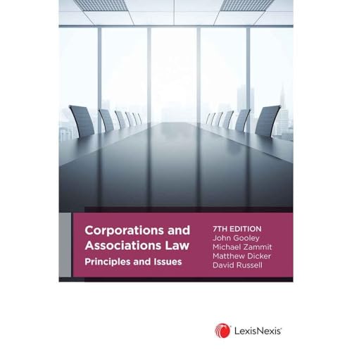 9780409351705: Corporations and Associations Law Principles and Issues, 7th edition