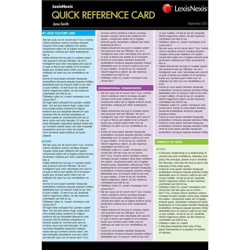9780409357356: Quick Reference Card: Uniform Evidence Law, 4th edition