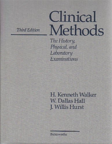 Stock image for Clinical Methods: The History, Physical and Laboratory Examinations for sale by GoldenWavesOfBooks