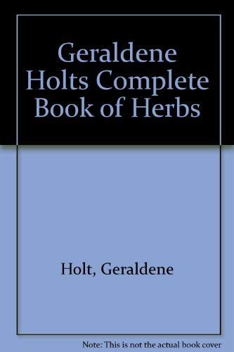 Beispielbild fr Complete Book of Herbs zum Verkauf von Better World Books