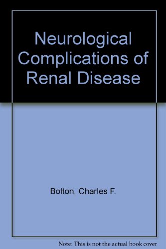 Beispielbild fr Neurological Complications of Renal Disease zum Verkauf von Better World Books