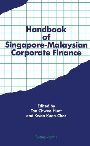 Stock image for Handbook of Singapore-Malaysian Corporate Finance for sale by Revaluation Books