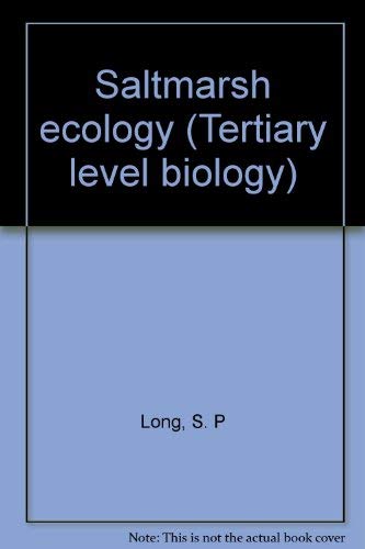 Imagen de archivo de Saltmarsh ecology (Tertiary level biology) a la venta por Phatpocket Limited