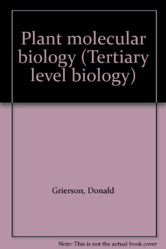 Stock image for Plant molecular biology (Tertiary level biology) for sale by The Book Bin