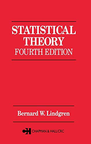 Statistical Theory. 4th edition