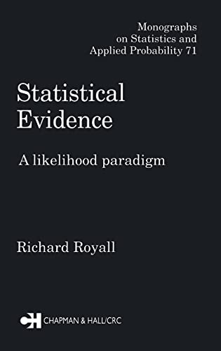 Beispielbild fr Statistical Evidence: A Likelihood Paradigm zum Verkauf von Revaluation Books