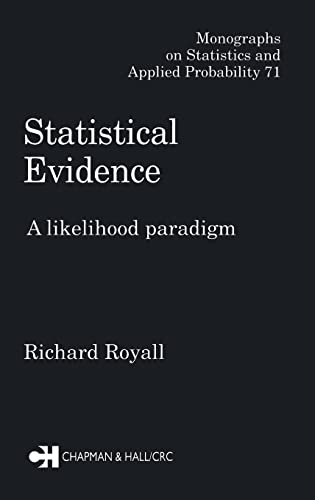 9780412044113: Statistical Evidence: A Likelihood Paradigm: 71 (Chapman & Hall/CRC Monographs on Statistics and Applied Probability)