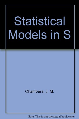 9780412052910: Statistical Models in S