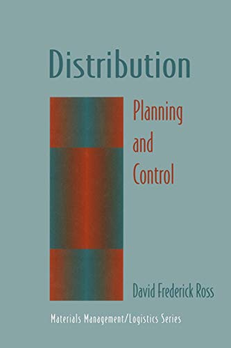 Stock image for Distribution: Planning and Control (Chapman & Hall Materials Management/Logistics Series) for sale by HPB-Red