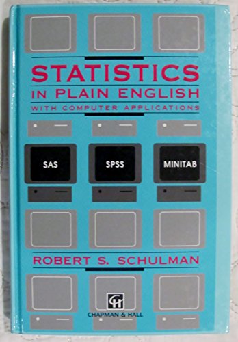 Beispielbild fr Statistics in Plain English zum Verkauf von Better World Books