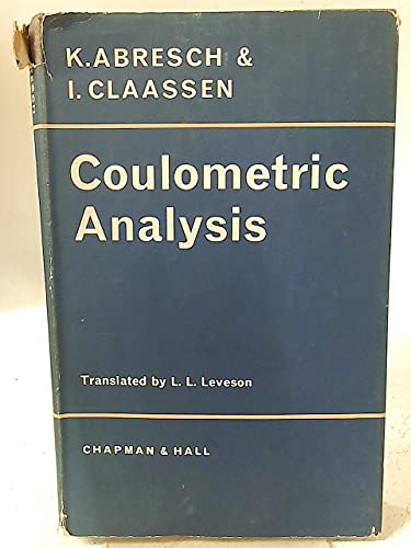 Imagen de archivo de Coulometric Analysis a la venta por Zubal-Books, Since 1961