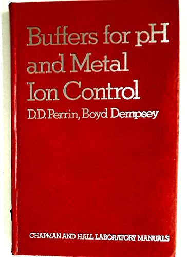 Beispielbild fr Buffers for pH and Metal Ion Control. zum Verkauf von Plurabelle Books Ltd