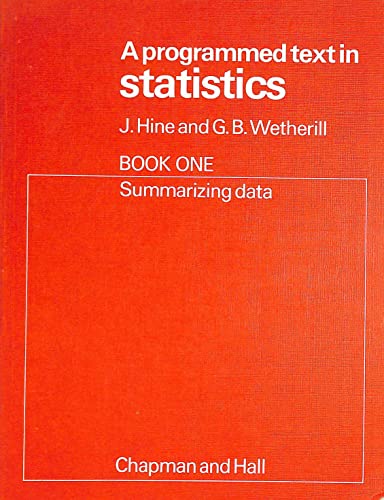 Stock image for Programmed Text in Statistics: Summarizing Data Bk. 1 for sale by Phatpocket Limited