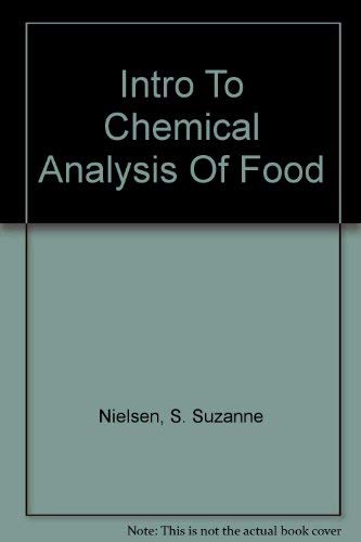 9780412137716: Intro To Chemical Analysis Of Food