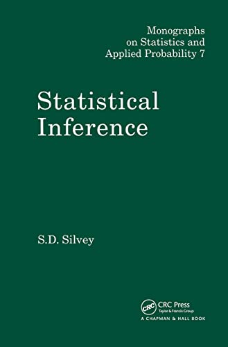 9780412138201: Statistical Inference: 7 (Chapman & Hall/CRC Monographs on Statistics and Applied Probability)