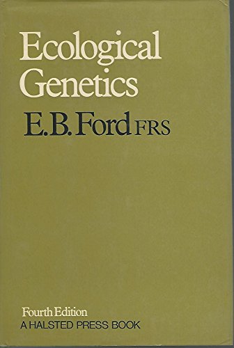 Stock image for Ecological Genetics for sale by AwesomeBooks