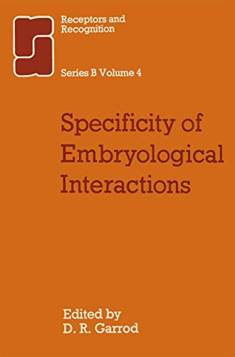 Beispielbild fr Specificity and Embryological Interactions zum Verkauf von Better World Books