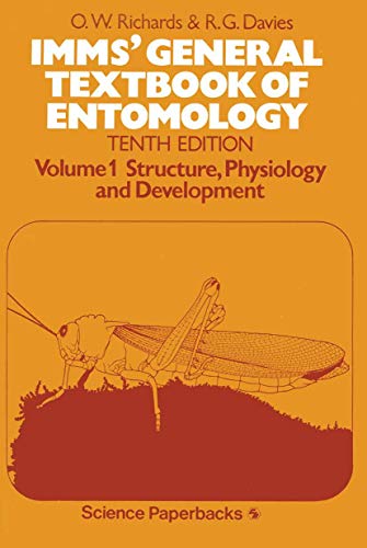 9780412152108: IMMS’ General Textbook of Entomology: Volume I: Structure, Physiology and Development (Science Paperbacks)