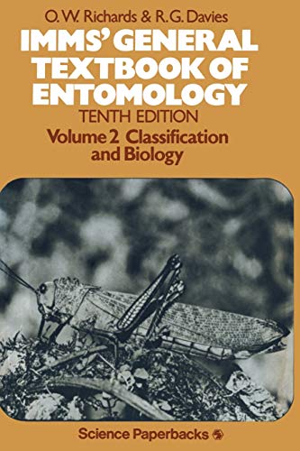 9780412152306: Imms General Textbook of Entomology: Classification and Biology: Volume 2: Classification and Biology