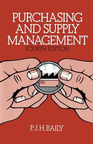 Imagen de archivo de Purchasing and Supply Management a la venta por Peter White Books