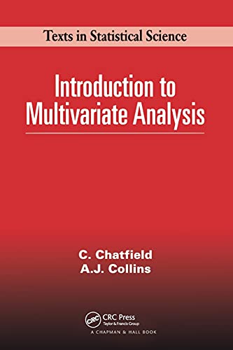 9780412160400: Introduction to Multivariate Analysis: 1