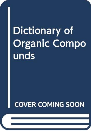 Stock image for Dictionary of Organic Compounds: First Supplement. Fifth Edition for sale by Phatpocket Limited