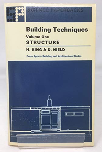 9780412202209: Building Techniques: v. 1