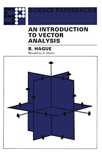 9780412207303: An Introduction to Vector Analysis: For Physicists And Engineers: 72 (Science Paperbacks)