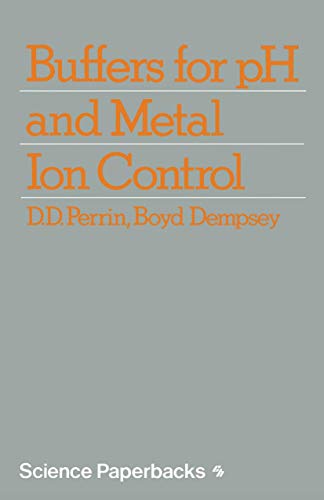 9780412218903: Buffers for Ph and Metal Ion Control