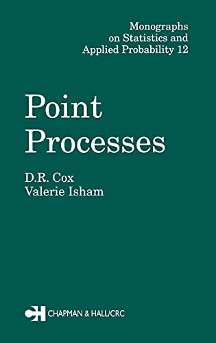 Stock image for Point Processes (Chapman & Hall/CRC Monographs on Statistics and Applied Probability) for sale by SecondSale