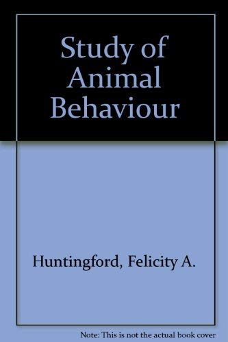 Imagen de archivo de Study of animal behaviour a la venta por Cotswold Internet Books