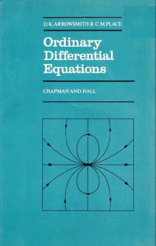 9780412226106: Ordinary Differential Equations: A Qualitative Approach with Applications (Chapman & Hall Mathematics Series (Closed))