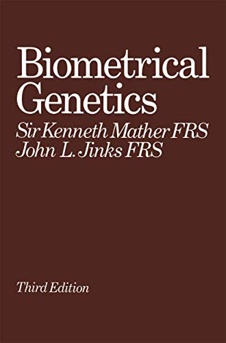 Beispielbild fr Biometrical Genetics zum Verkauf von Better World Books